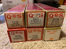 Vintage Lot of 6 QRS piano rolls