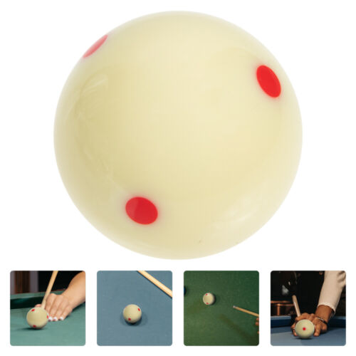  Bola de billar de cola bola blanca bola de billar estándar con puntos bola de juego - Imagen 1 de 16