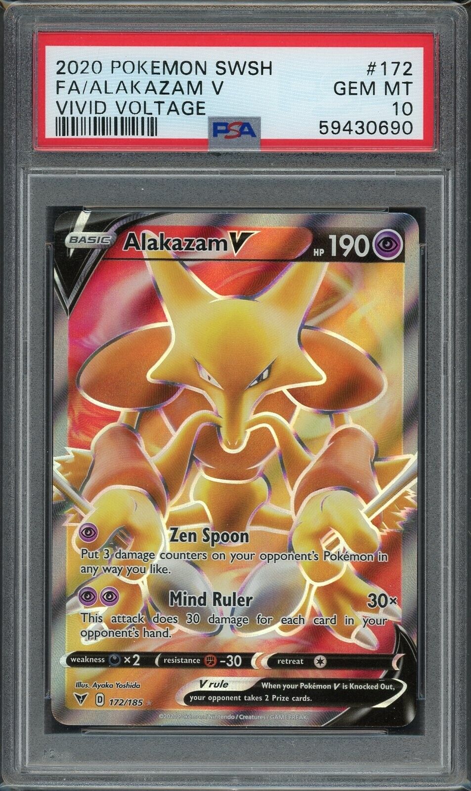 Alakazam V, Voltagem Vívida, Banco de Dados de Cards do Estampas  Ilustradas