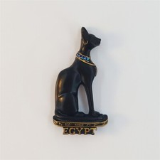 Egyptian Goddess Bastet EGYPT Kitten Travel Souvenir 3D Resin Fridge Magnet Gift