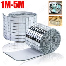 Adesivo piastrelle parete mosaico specchio vetro scintillante autoadesivo decalcomania piastrelle decorazione ~