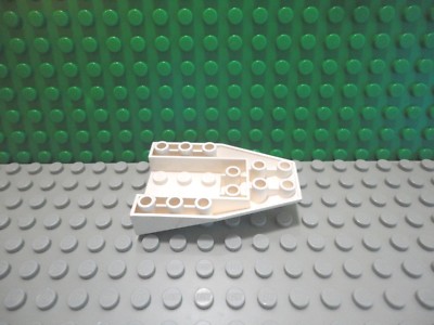 Lego 1 White 6x4 inverted sloped wedge hull 10 studs on top ship plane