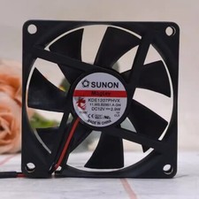 SUNON KDE1207PHVX 7015 DC12V 2.9W 7CM 2-Wire Cooling Fan