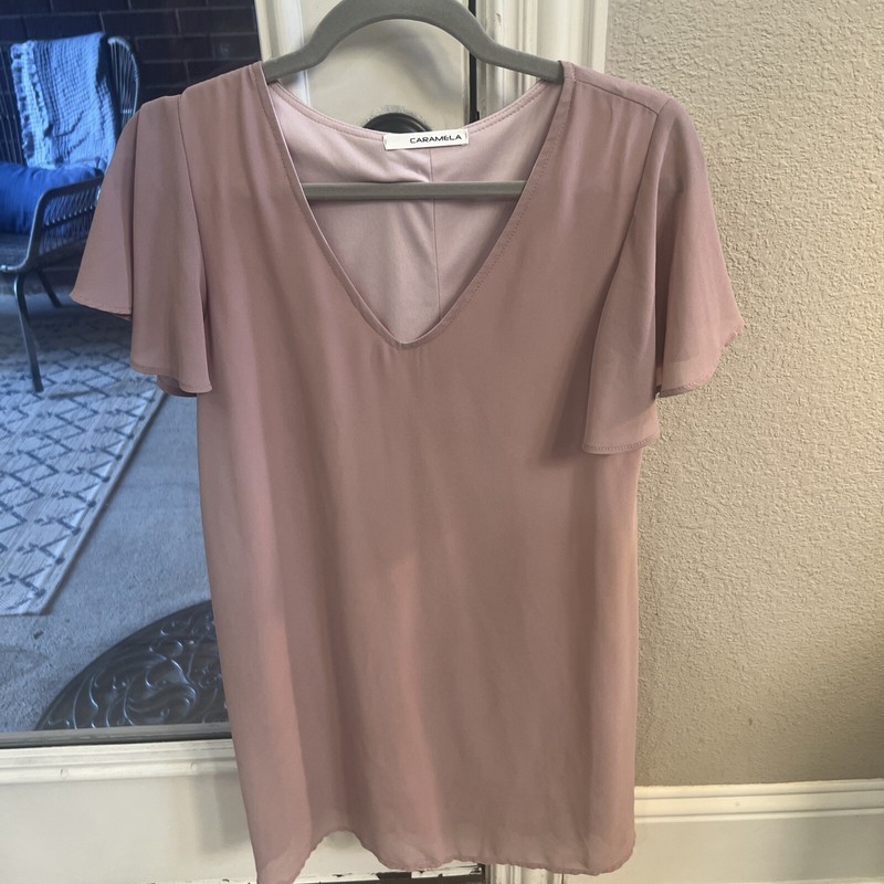 Caramela Size Small Mauve Dress