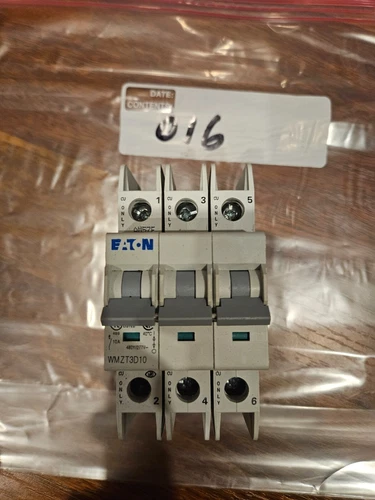 Eaton WMZT3D10 Circuit Breaker 10 Amp, 415 Volt 3 Pole