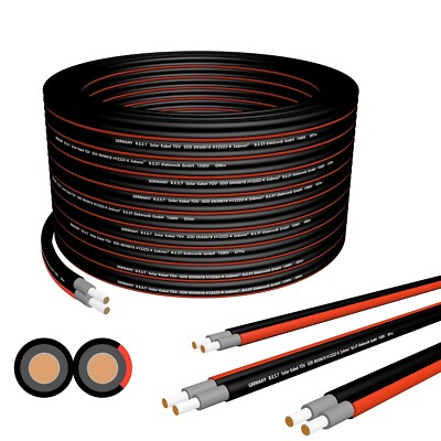 Germany B.e.s.t Solarkabel Duplex 6mm² PV Kabel TÜV Zertifiziertes 50m