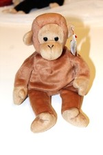 Ty Beanie Babies Bongo the Monkey, 1995, Rare Find Excellent Condition w/ Tag