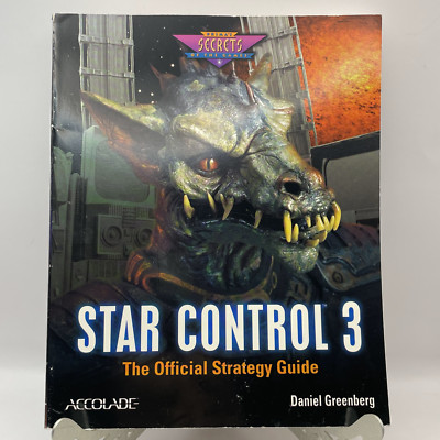 Star Control 3 - The Official Strategy Guide Paperback Book - 1996 Prima 1st/1st