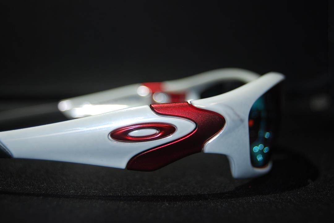 小物 Oakley STRAIGHT JACKET White Red oakley sunglasses straight jacket fashion Accessories mens Eyewear