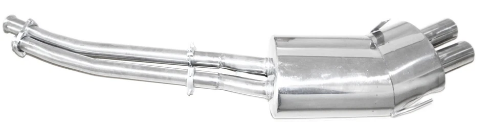 Escape trasero SS Alex diseño 2 PIEZAS para 92-95 BMW 325i 325is E36 Foto 4 de 4