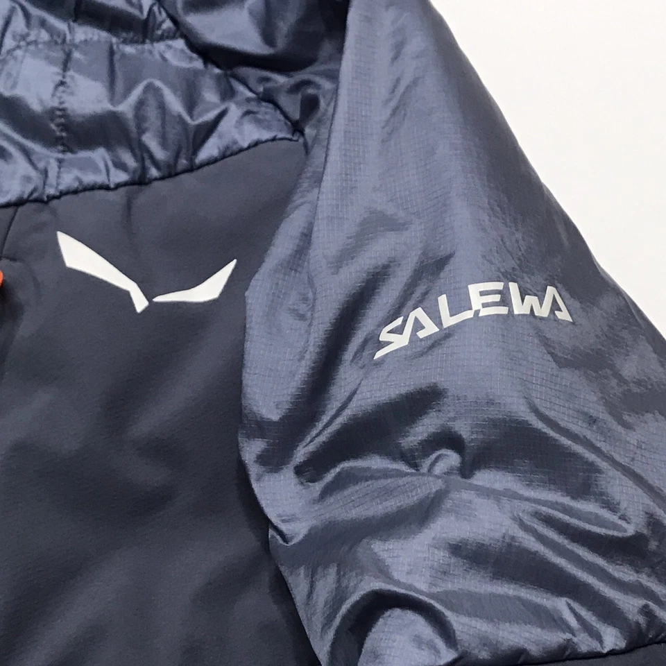 Salewa Mens Ortles Hybrid TWR Jacket Size Small Grey Orange - Image 4 of 4