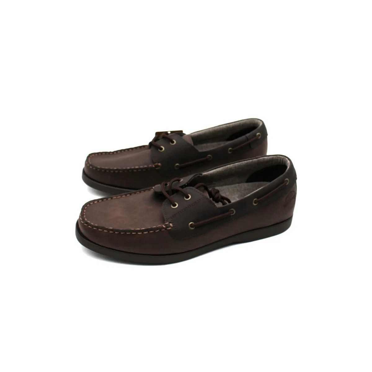 WEATHERPROOF VINTAGE Mens Brown Benny Round Toe Lace-Up Boat Shoes 13 M WEATHERPROOF VINTAGE Benny Round Toe men Boat Shoes color  main image 2
