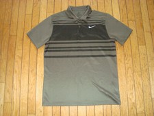 NIKE GOLF DRI FIT STANDARD FIT POLO SHIRT MEN'S SIZE MEDIUM HARDLY WORN 
