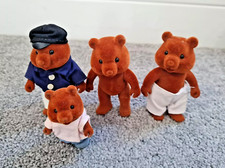 Sylvanian Forest Families Barenwald Vintage Simba Bear Family