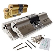 GreenteQ Orion 3 Star Euro Cylinder Anti Snap Keyed-Alike Pair Door Lock TS2007