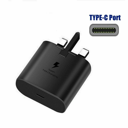 Samsung 25W Super Fast Charger Plug & Cable For Galaxy S23/S22/S21/S20/S10/S24 - Zdjęcie 11 z 12