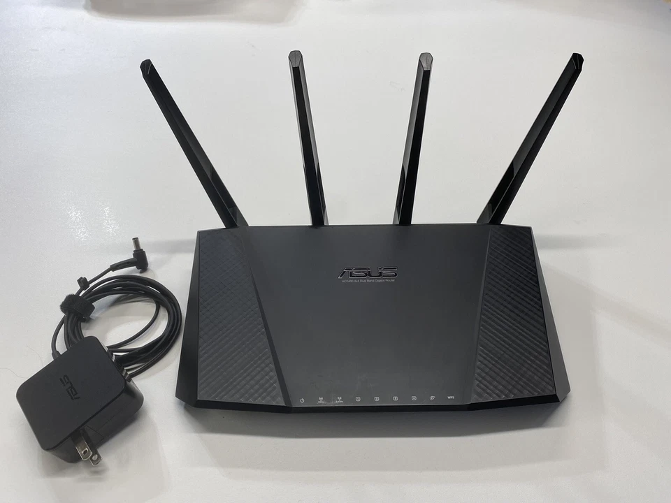 ASUS RT-AC87R  AC2400 4x4 Dual Band Wireless Wi-Fi Gigabit Router 2.4GHz 5.0GHz - Image 2 of 4