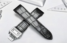 CINTURINO IN PELLE 23MM CINTURINO IN ALLIGATORE PER CARTIER SANTOS 38MM 100 XL + CHIUSURA