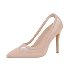 High heel pumps women's shoes 4725 Ital design in beige