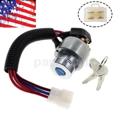 Ignition Switch Ignition Lock For L4600 MX4700 MX5000 Tractor w/ 2 Keys