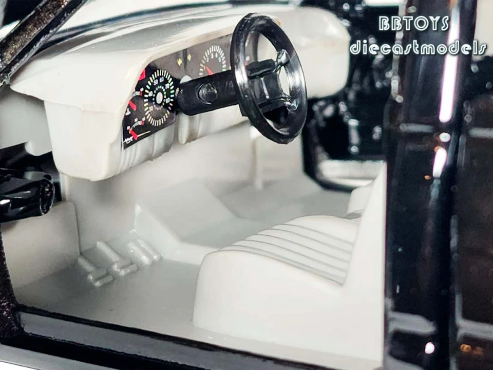 Chevrolet 454 SS 1992 camioneta (negro) 1/24 diecast modelo Motormax 73203 negro Foto 4 de 4