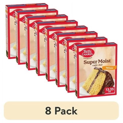 (8 pack) Betty Crocker Favorites Super Moist Yellow Cake Mix, Easter Treats