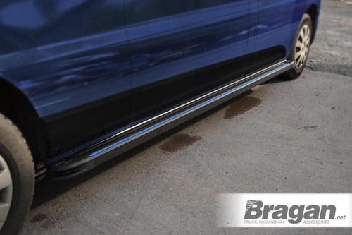 Black Running Board MY3 For Renault Trafic SWB 2014 - 2022 Side Step Accessories - Picture 2 of 11