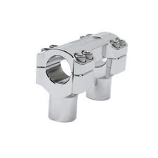 Chrome 1.25" Handlebars 2.4" Risers Kits for Softail Dyna Fat Boy Fat Bob FLD