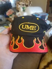 United Mining Equipment (UME) Racing Flame Bill Velpro Back Baseball Cap- G1