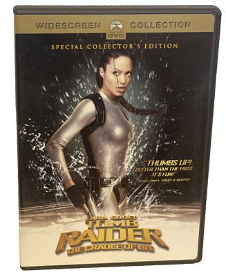 Lara Croft Tomb Raider: The Cradle of Life (DVD, 2003, Widescreen) VG Angelina J