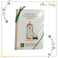 Eminence Mangosteen Daily Resurfacing Cleanser 3ml SAMPLE Set of 6 X 2 pcs