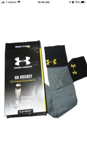 Under Armour Hockey Adulto Livello 4 Compressione Hockey Manica Media Prezzo al pubblico consigliato $49,99 �� - Foto 4 di 7
