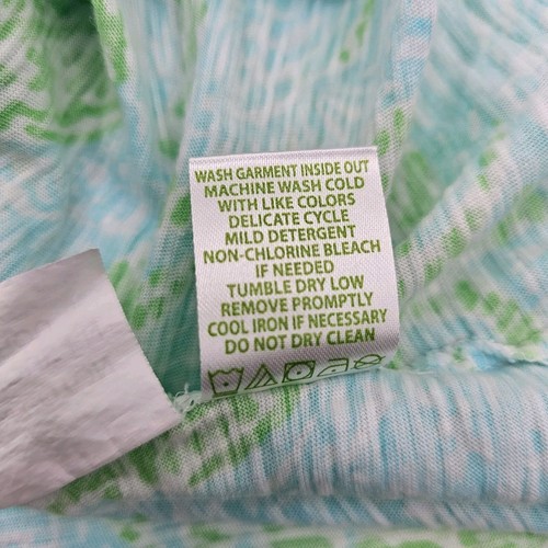 Lilly Pulitzer Women's Boho Get Crackin Hartley Tank Top Size XS Blue Green - Picture 7 of 12
