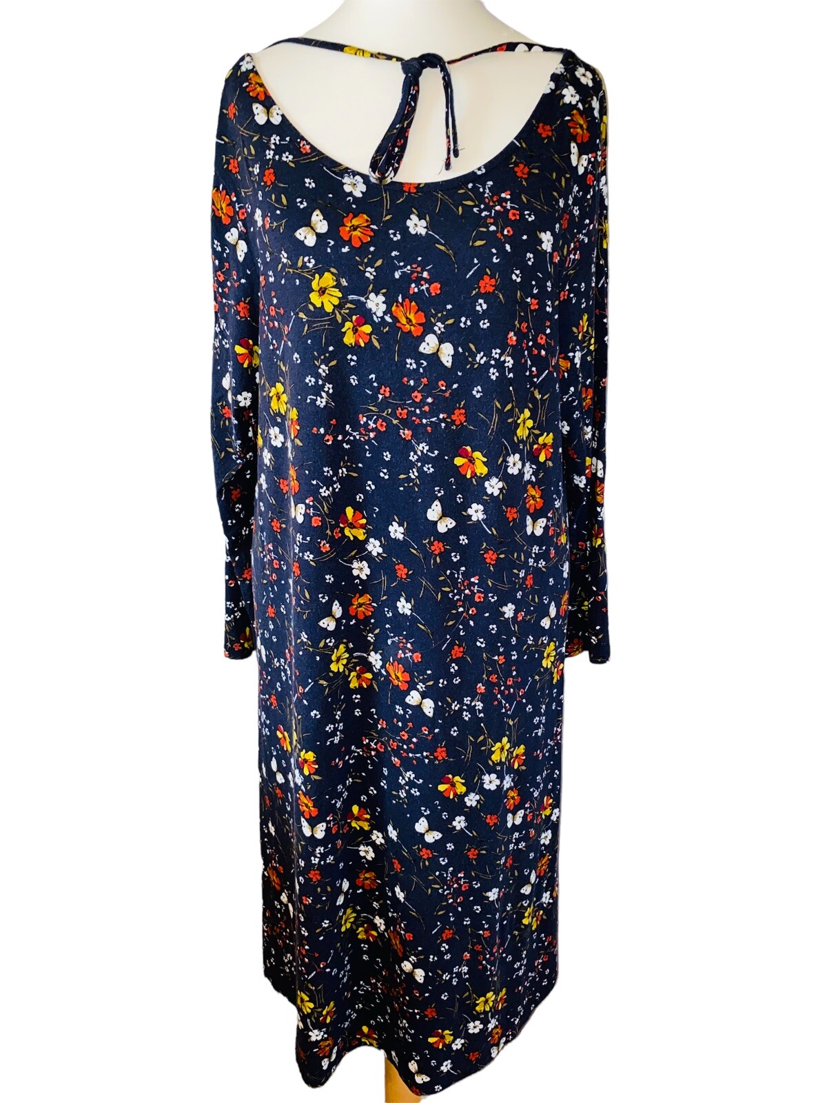 TU Ladies Long Tunic Top Dress Tie Up 