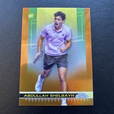 Abdullah Shelbayh 2024 Topps Chrome Clay Court Refractor Parallel Card #172