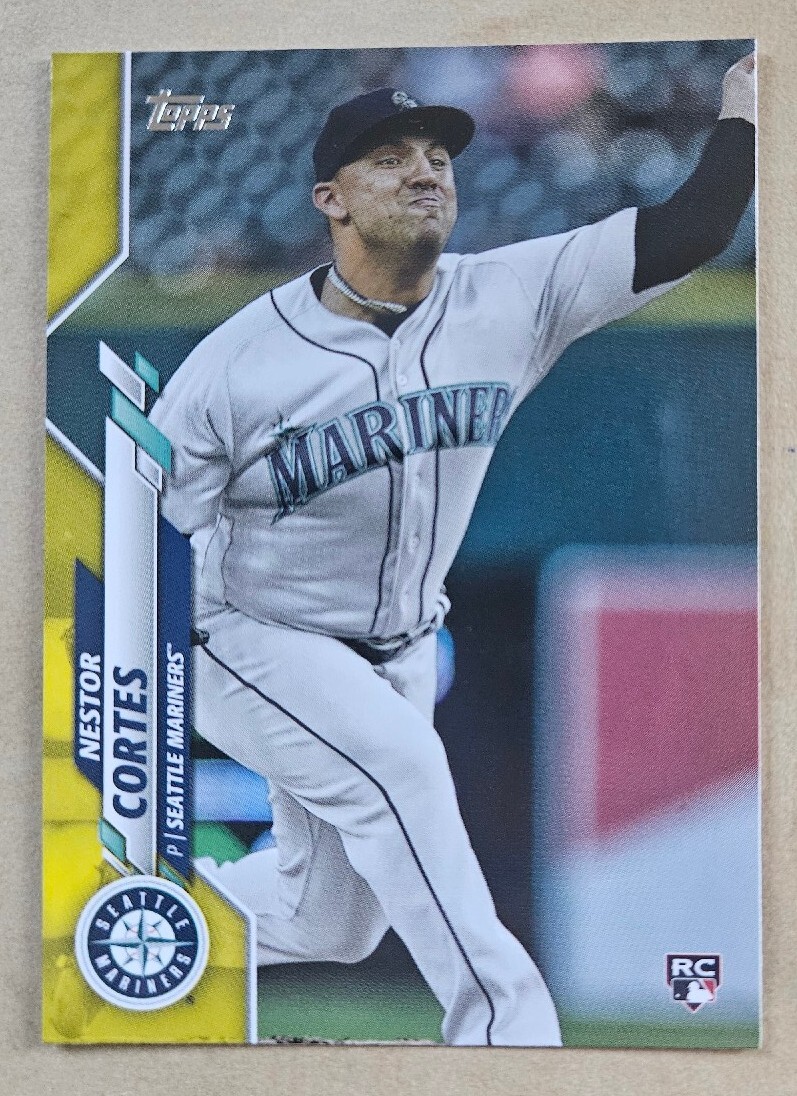 2020 Topps Update Nestor Cortes Yellow Walgreens Rookie Rookie Card #U-196