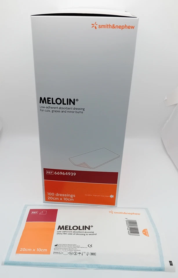 Melolin Sterile Dressing Pads 10cm x 20cm - Various Pack Sizes Available