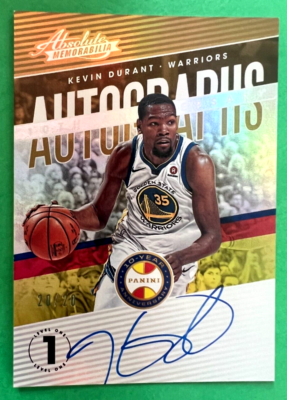 1/79】2018-19 Kevin Durant Auto サイン｜スポーツカード｜NBA