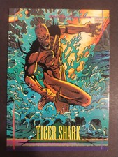Skybox Trading Card Tiger Shark #71 Marvel Super Villians 1993 LP