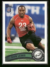 2011 Topps #46 Dion Lewis Philadelphia Eagles Rookie
