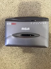 RCA Portable Stereo Cassette Tape Player AM FM Radio Bass Boost TESTED