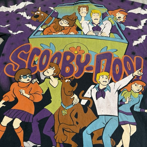 Scooby Doo AOP single stitch T-Shirt Tultex Modern Boot Reprint sz Large - Imagen 4 de 7