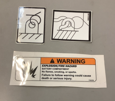 Kit Decalcomanie Della Scatola Di Controllo Della Piattaforma - Foto 3