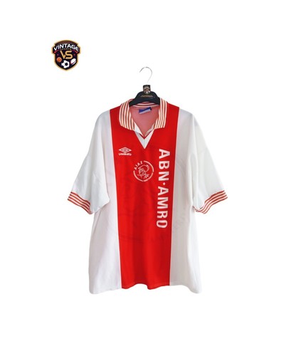 Maillot Foot Authentique Retro Et Vintage - Ajax Amsterdam Domicile 1997 1998 S