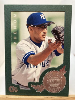 DEREK JETER 1996 FLEER/SKYBOX E-XL PHENOM #90 YANKEES MLB