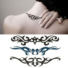 Temporary Tattoo Sticker Fake Women Men DIY Henna Body Art Tattoo