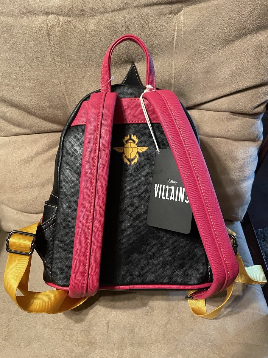 Loungefly Mini Backpack Disney Aladdin Jafar Villains Figural Iago Parrot Bag Loungefly Villains Jafar Aladdin Mini Backpack | eBay main image 4
