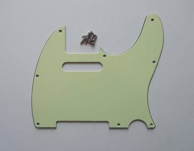 Tele Style Kratzplatte Tele Gitarre Schlagbrett mintgrün für Telecaster 