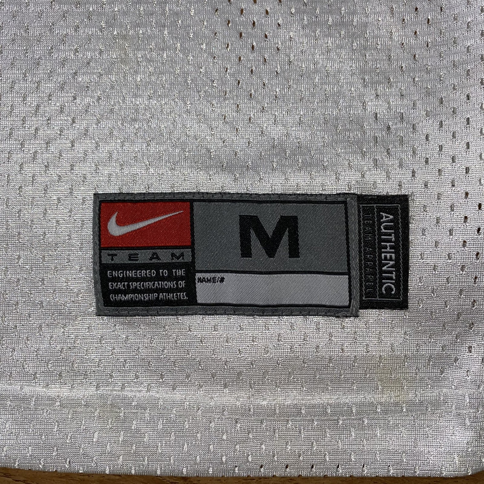 Vintage Texas Longhorns Football Jersey Mens Medium White 25 NCAA Nike 90s thumbnail 7