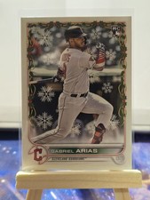 2022 Topps Holiday Gabriel Arias RC Variation Candy Cane Sleeve HW12 Code 819